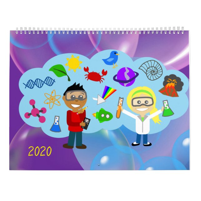 2020 Kinderträdgårdskalendrar Kalender (Baksida)