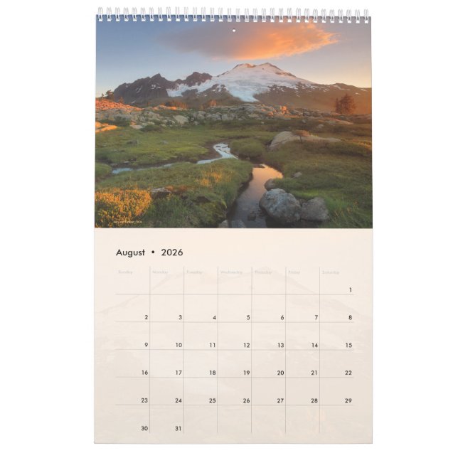 2020 Landskapskalender av Deborah Baker Kalender (Aug 2026)
