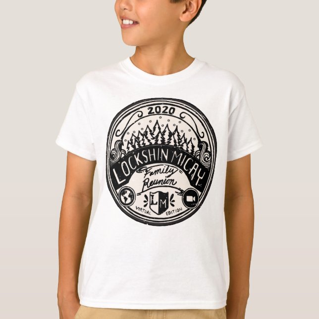 2020 Lockshin-Micay Reunion T-Shirt Kids White (Framsida)
