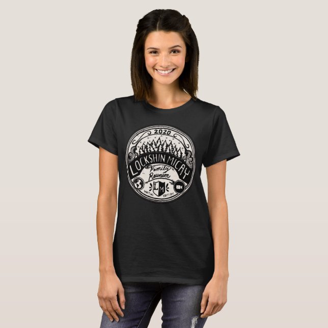 2020 Lockshin-Micay Reunion T-Shirt Women's Black (Hel framsida)
