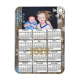 2020 MINI Calendar Magnets med ditt familjefoto Magnet