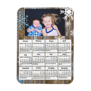 2020 MINI Calendar Magnets med ditt familjefoto Magnet