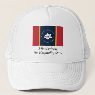 2020 Mississippi Hospitality State Magnolia Flagga Keps