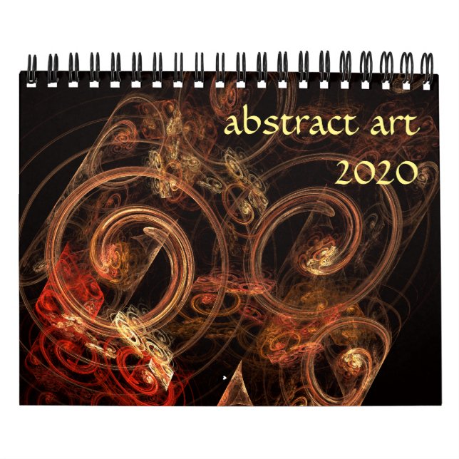 2020 Modernt Abstrakt Konst Kalender (Omslag)