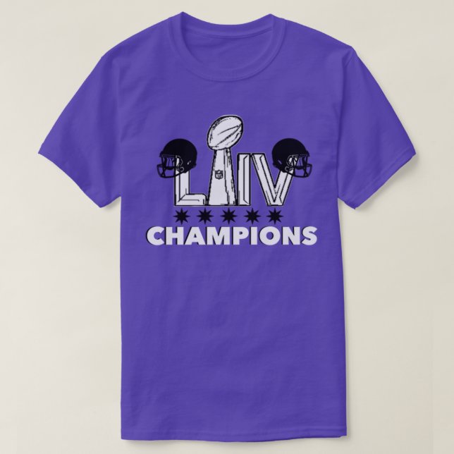 2020 NFL Champions T Shirt (Design framsida)
