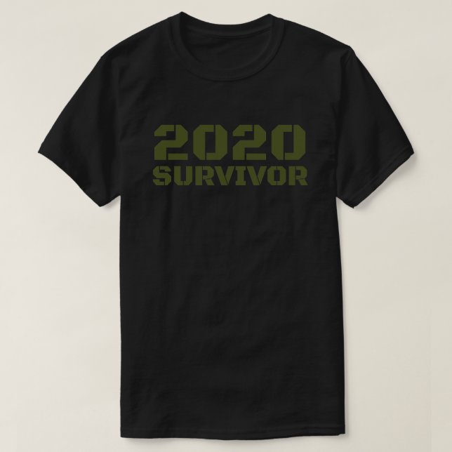 2020 Överlevande T Shirt (Design framsida)