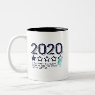 2020 Översyn rekommenderas inte Två-Tonad Mugg