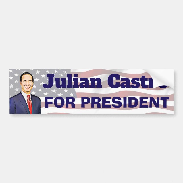 2020 Presidentvalet Julian Castro Bildekal (Framsidan)