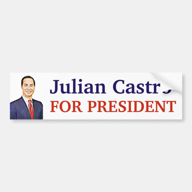 2020 Presidentvalet Julian Castro Bildekal (Framsidan)