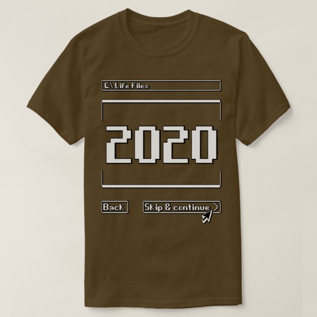 2020 rekommenderas inte t shirt (Design framsida)
