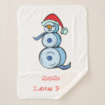2020: Roll Toilet Pappra Snögubbe