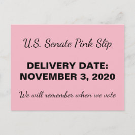 2020 Senat Rosa Slip GOP Trump Resistance Vykort