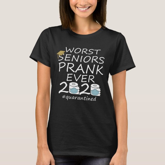 2020 Senior Skojjar någonsin i karantän T Shirt (Framsida)