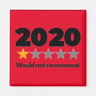 2020 skulle inte rekommenderas magnet