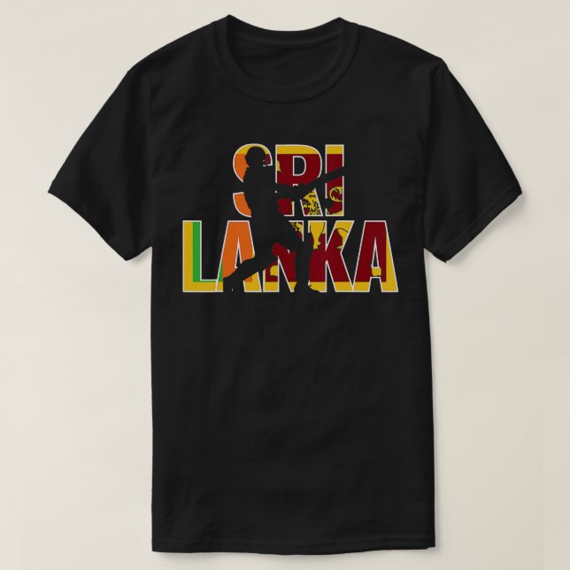 2020 Sri Lanka Cricket Kit Jersey Gift Lankan Fläk T Shirt (Design framsida)