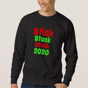 2020 Stink Stank Stunk Funny jul Pajamas Lång Ärmad Tröja