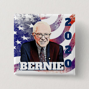 2020 Stödknapp för valet av Bernie Sanders Knapp