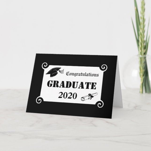 2020 Studenten Grattis Kort (Framsida)