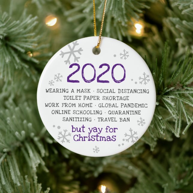 2020 Suckade Men Jättebra Jul Julgransprydnad Keramik (Träd)