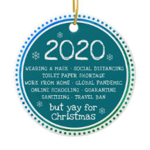 2020 Suckade Men Yay För Jul Teal