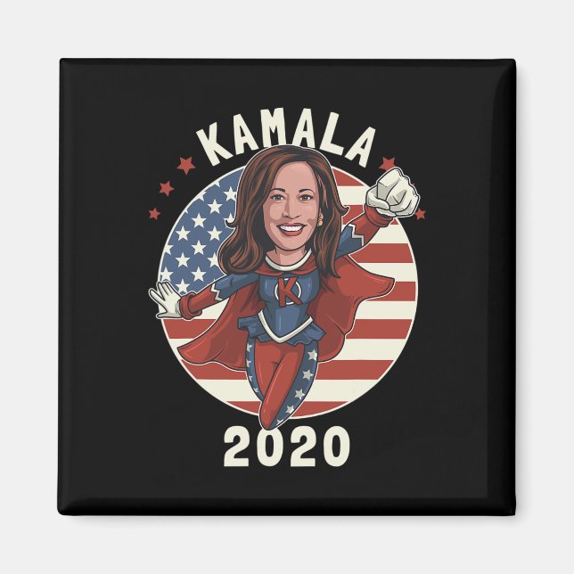 2020 Superhjälte Vote Kamala Harris Joe Biden Pres Magnet (Framsidan)