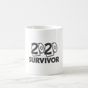 2020 Survivor Funny Coronavirus Meme Kaffemugg