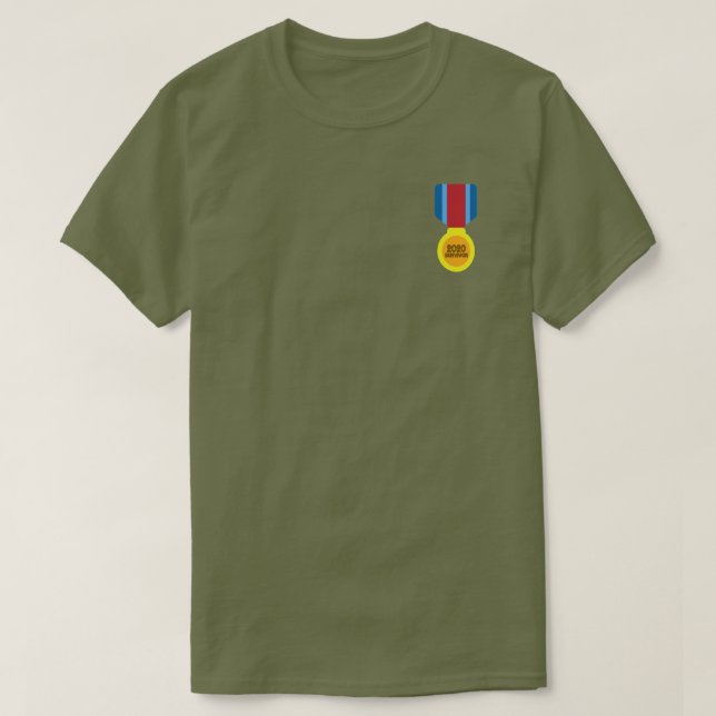 2020 Survivor Medal T Shirt (Design framsida)