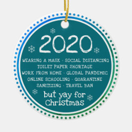 2020 svalt men jack för julkalk julgransprydnad keramik