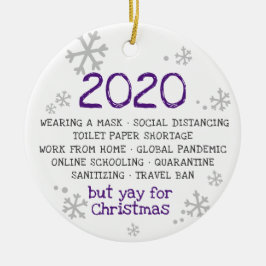 2020 svalt men jö till jul julgransprydnad keramik