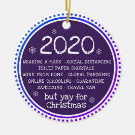 2020 svalt men jö till jul julgransprydnad keramik