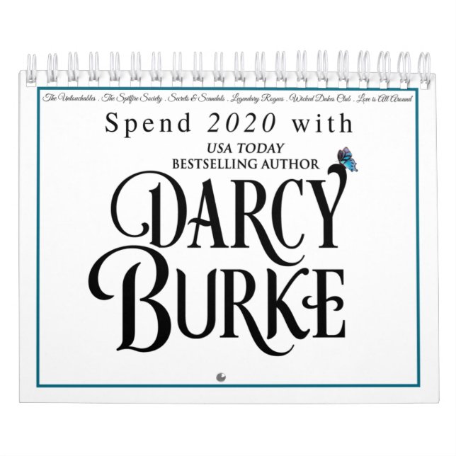 2020 US Darcy Burke Historical Romantik Kalender (Omslag)