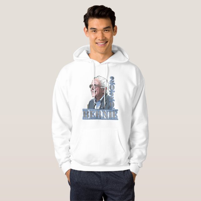 2020 Val Bernie Sanders Support Hoodie (Hel framsida)