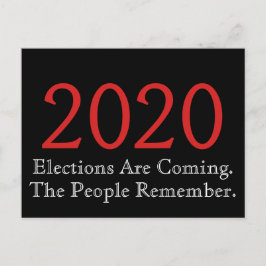 2020 Val kommer att hållas i Europaparlamentet Vykort