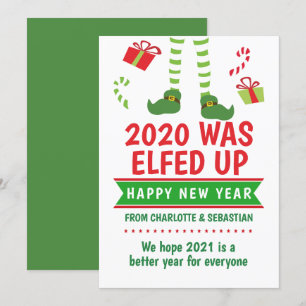 2020 var upplöst Gott nytt år Julkort