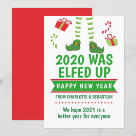 2020 var upplöst Gott nytt år Julkort
