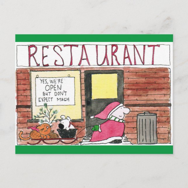 2020 ziggy santa i staden vykort (Framsida)