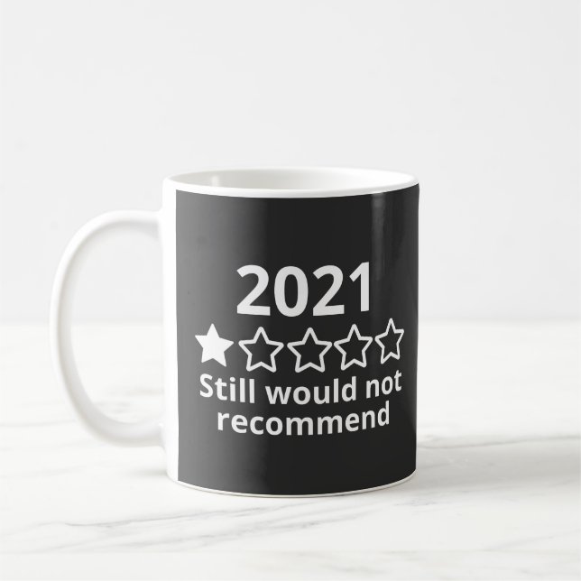 2021 (2)2021 One Star Rating Kaffemugg (Vänster)
