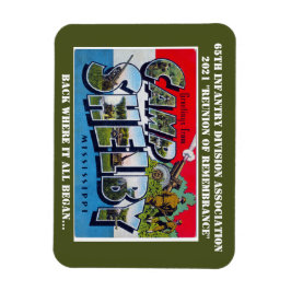 2021 65e REUNION 3 tum x 4 tum flexibel fotomagnet Magnet