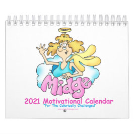 2021 Angel Midge - Diet Funny Tecknad Viktförlust Kalender