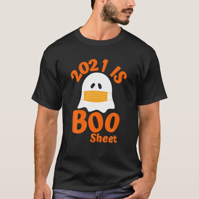 2021 är Boo Lakan Ghost Halloween Costumes Party T Shirt (Framsida)