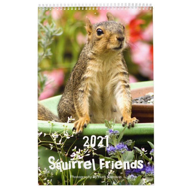 2021 års ekorrevänner kalender (Omslag)