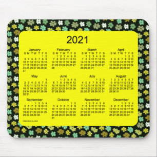 2021 års Gult Blanka strömkalender från Janz Musmatta