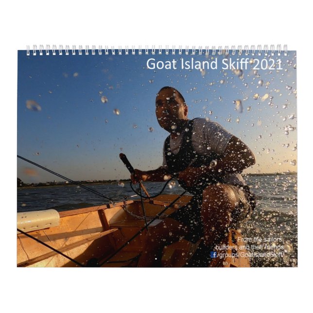 2021 års kalender för segelbåtar - Goat Island Ski (Omslag)