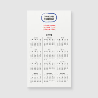 2021 års Logotyp - magnetkalender