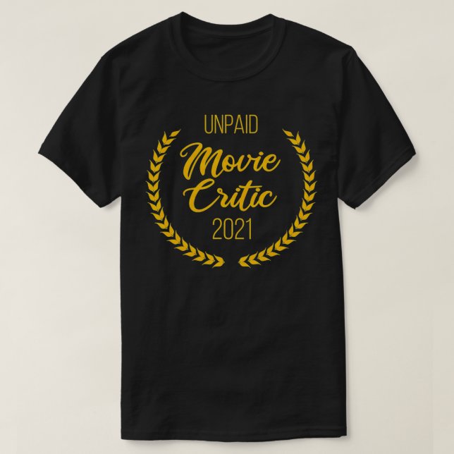 2021 års obetalda filmkritiskt filmpris för Rörels T Shirt (Design framsida)