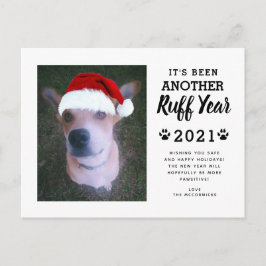 2021 års Rolig hund Personlig för Ruff-foto Helg Vykort