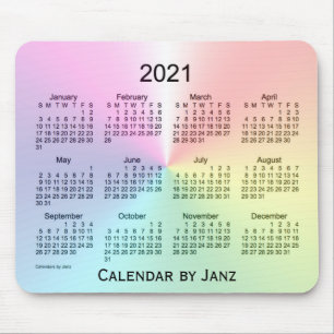 2021 års Shimmer-kalender av Janz Mouse Pad Musmatta