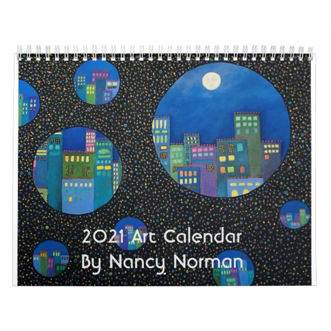 2021 Art Kalender efter Nancy Norman (Omslag)
