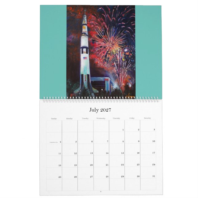2021 Åsikter i Huntsvillekalendern Kalender (Jul 2027)