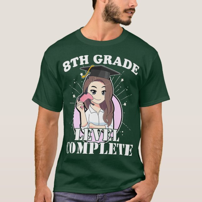 2021 Åttonde Klass-jackan av Kärlek T Shirt (Framsida)